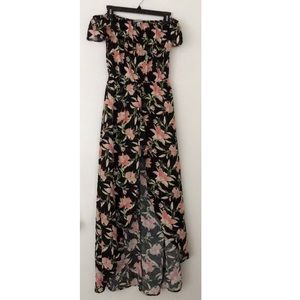 Off Shoulder Romper Dress